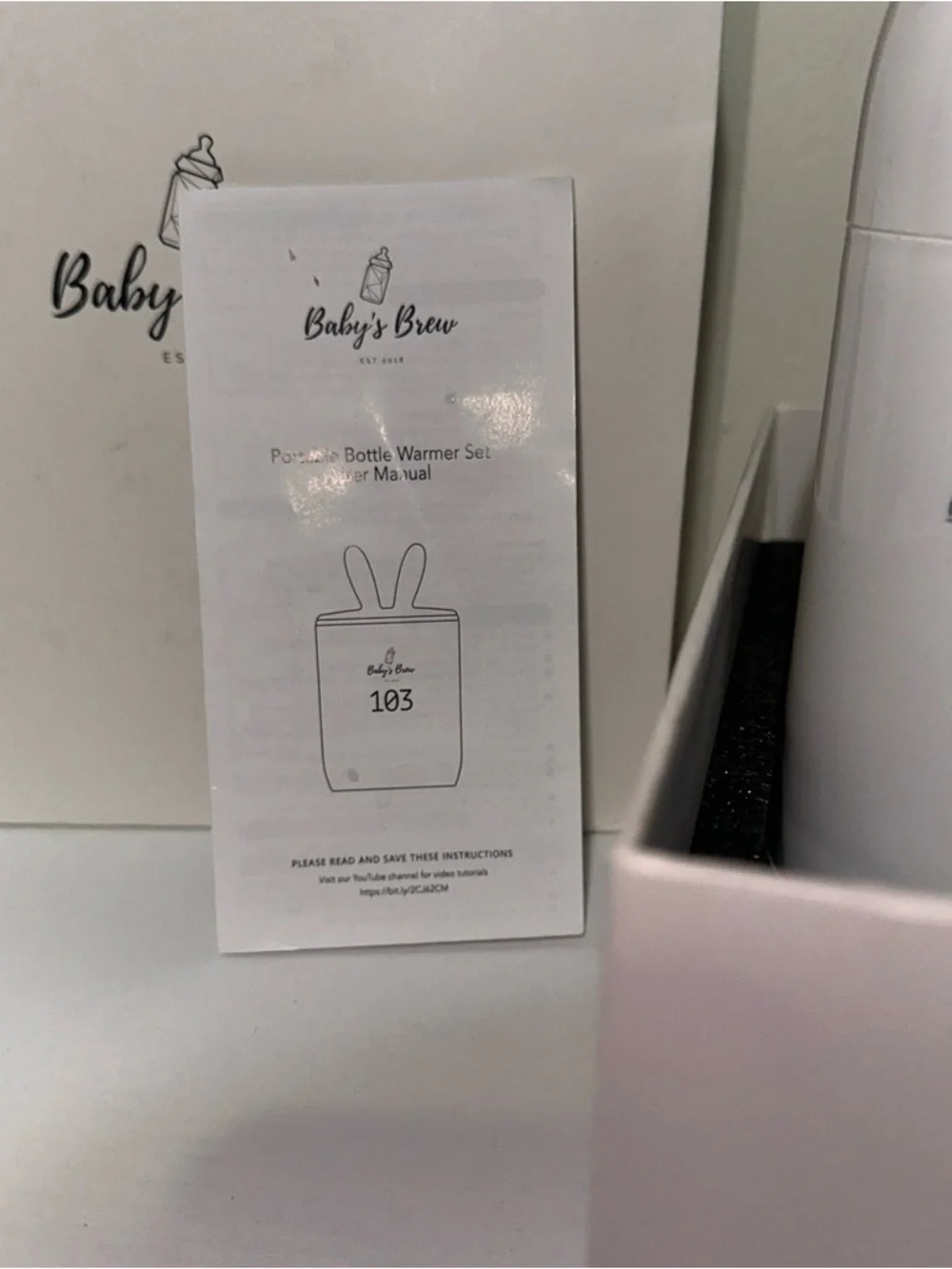 Baby's Brew White Bottle Warmer - Picture 6 of 7